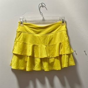 Yellow Tennis Skort
